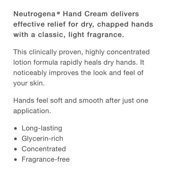 Norwegian Formula® Hand Cream Neutrogena 2 oz - Picture 2 of 3